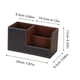 thumbnail image 3 of Organizador de Escritorio para Material de Oficina, Conjunto de Porta Lápices de Lujo de Cuero, Caja de Almacenamiento Creativa de Alta Gama, Color Café, 3 of 3