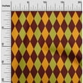 thumbnail image 1 of oneOone Viscose Jersey Maroon Fabric Argyle Check Craft Projects Decor Fabric Printed By The Yard 60 Inch Wide, 1 of 5