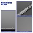 thumbnail image 2 of Document Binder File Binder Folder Notebook Binder Clear Binder Reusable Loose Leaf Notebook Shell, 2 of 8