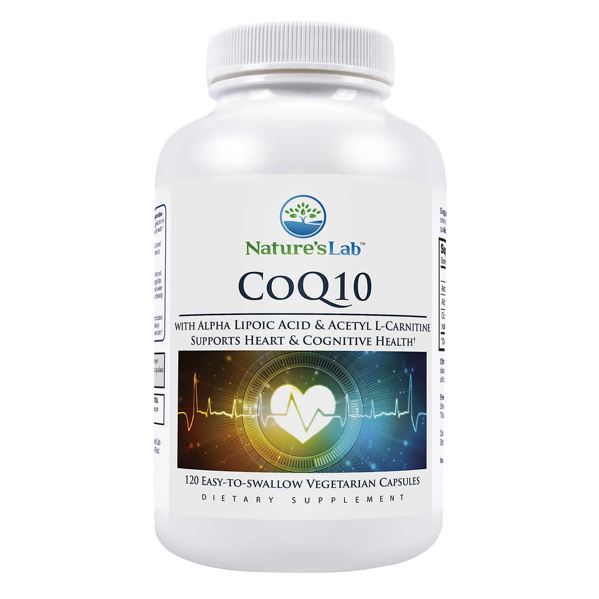 Nature's Lab CoQ10 + Alpha Lipoic Acid + Acetyl LCarnitine HCl, 120