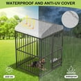 thumbnail image 4 of 2025 New Dog Kennel Outside,Large Outdoor Dog Kennel with Weatherproof,Dog House Outdoor,Outdoor Dog Kennel,Dog Playpen Outdoor, Covered Dog Outside Kennel,for Medium and Large Dogs,Easy Assembly, 4 of 7