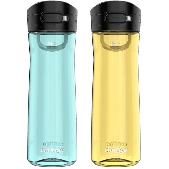 Contigo 24 oz. Jackson 2.0 Tritan Water Bottle 2-Pack - Jade Vine/Pineapple
