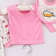 thumbnail image 7 of NIEWTR Preemie Baby Boy Girl Clothes Baby, 5-Piece Set ,-3 Months 5PCS Tops+Hat+Pants Set Baby +Bib+Sock Gifts Set, 7 of 7