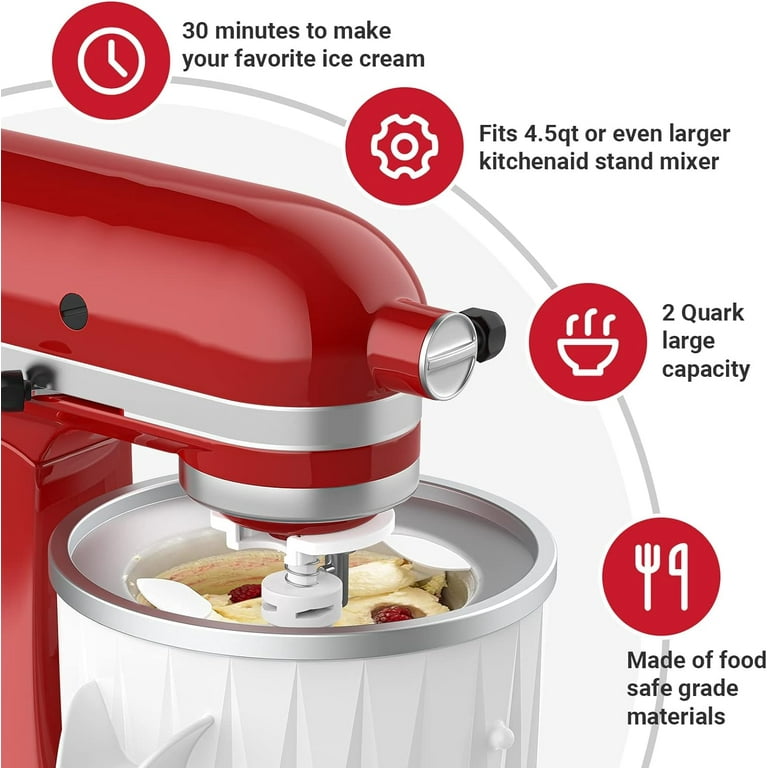 Ice cream maker for kitchenaid stand mixer best sale