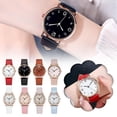 thumbnail image 2 of Montres pour Femmes Dames Montre-Bracelet Quartz Analogique Montre Décontractée en Cuir Cadeau Mode до, 2 of 9