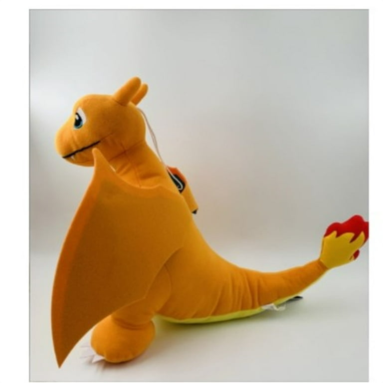 12inchs Large Standing Fire-breathing Dragon Small Fire Dragon Evolution  Version Plush Doll Toy 