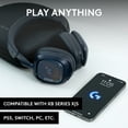 thumbnail image 3 of Logitech G Astro A30 LIGHTSPEED Wireless Gaming Headset, Bluetooth Enabled, Dolby Atmos, Detachable Boom, 27h Battery, USB-C Charging, for PS5, PS4, Nintendo Switch, PC, Android - Navy, 3 of 9