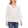 thumbnail image 1 of Blusa Jersey Vince Camuto con Estampado de Diamantes para Mujer Color Blanco Roto Pequeña, 1 of 1
