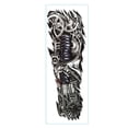 thumbnail image 4 of 12 hojas de tatuajes falsos de hombro y pecho de medio brazo, tatuajes realistas impermeables de larga duración ShuxiuWang 1327533075220, 4 of 5