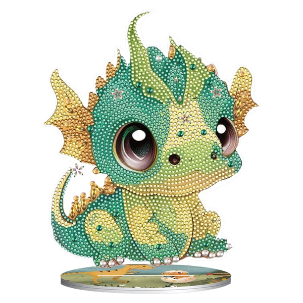 Adornos Mosaico Diamantes Adorno Cristal Arte Artesanal Dragón Regalo para