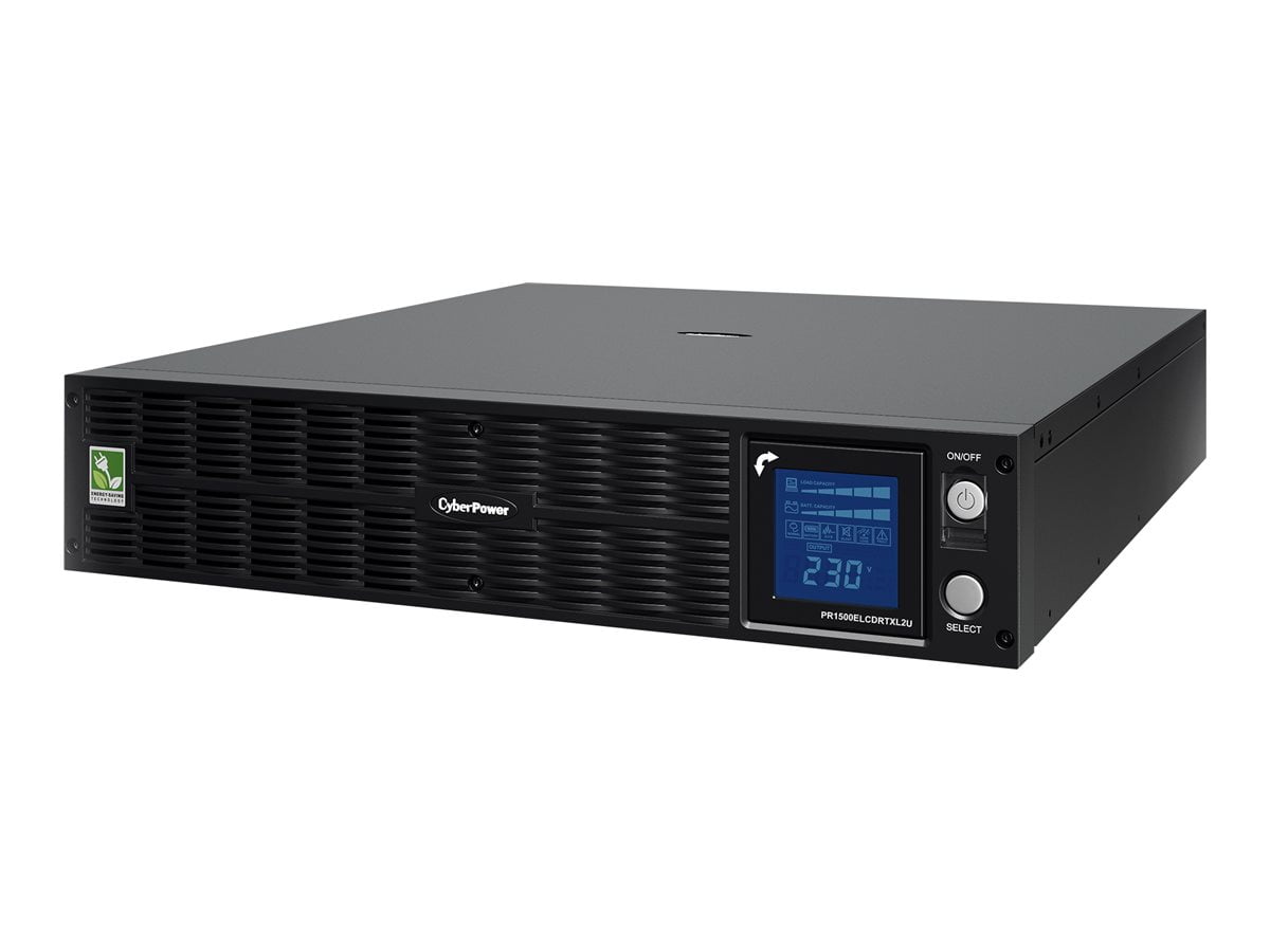 CyberPower Professional Rack Mount LCD Series PR1500ELCDRTXL2U - UPS - 1.125 kW - 1500 VA