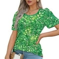 thumbnail image 4 of My Orders Cute Summer Tops for Women Floral Tshirts Shirts Graphic Cats Womens Workout Tops With Built In Bra Summer Tops for Women 2025 Trendy Boho My Orders Placed By Me, 4 of 5