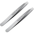 thumbnail image 1 of Ensemble de Pinces Shiqi - Pinces en Acier Inoxydable Professionnelles, Meilleures Pinces de Précision pour Modeler les Sourcils, Grands Outils de Beauté pour Poils du Visage, Poils Incarnés, Élimination des Points Noirs (2 Pcs Pince Inclinée), 1 of 4