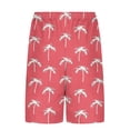 thumbnail image 4 of Aobny Mens Shorts Board with Liner Hawaiian Bottom Big & Tall Casual Slim Work Out Clothes,Pink,XXL, 4 of 6