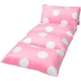 thumbnail image 3 of Butterfly Craze Floor Pillow Bed Lounger Cover, for Kids & Adults, Holds 5 Pillows, Cover Only, Light Pink Polka Dot, Queen Size, 3 of 7