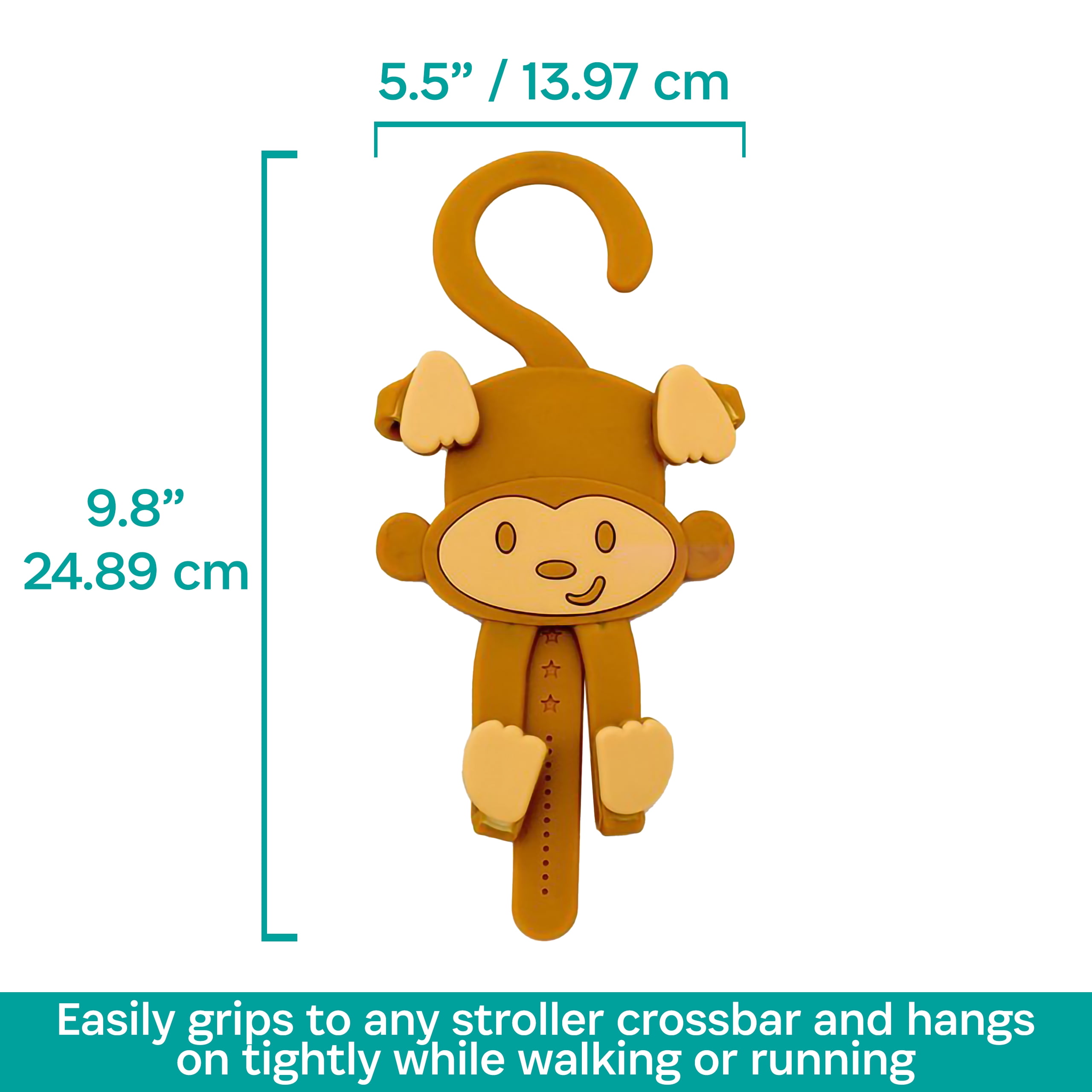 BuggyGear Grippy Smart Phone Holder for stroller - Monkey