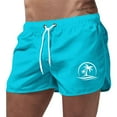 thumbnail image 1 of Swim Trunks Men 7 High Stretch Swim Shorts Lightweight Rash Guard Shorts for Men Men Swim Trunks Beach Summer Loose Fit Bathing Suit Beach Board Shorts, 1 of 4