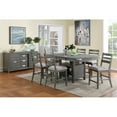 thumbnail image 2 of Vilo Home Palermo 7-Piece Engineered Wood Pub Dining Set in Gray, 2 of 5