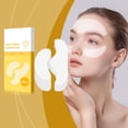 thumbnail image 2 of Korean Skin Care Dark Water Soluble Collagen Melting Patch 6pcs Aging Under Eye Neck With Glutathione Real Collagen Films, 2 of 9