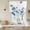 Blue Ivory, variant on Navy Blue Floral Balloon Curtains for Windows, Bedroom Curtains 54 Inch Length, Spring Flowers Rustic Butterfly Tie Up Curtains Panels Thermal Insulated Bathroom Curtains Window 42"x54"