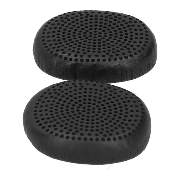 NFTIGB Earbud Cover Ear Pad Replacement Cushion Sleeve Fit for Skullcandy Riff Wireless Headset Comfort Foam Sponge & Artificial Leather Premium Headphone Covers 2 Pcs Black (3.94x3.15x1.57 Inches)