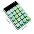 thumbnail image 3 of Mini teclado numérico de 20 teclas Teclado numérico portátil para entrada de datos (verde), 3 of 5