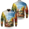 thumbnail image 3 of Goodbye Summer French Bulldog Hello Fall Time for School All Over Print 3D Baseball Jacket Dog Lover Gifts Bomber Jacket Softball - 02014, 3 of 6