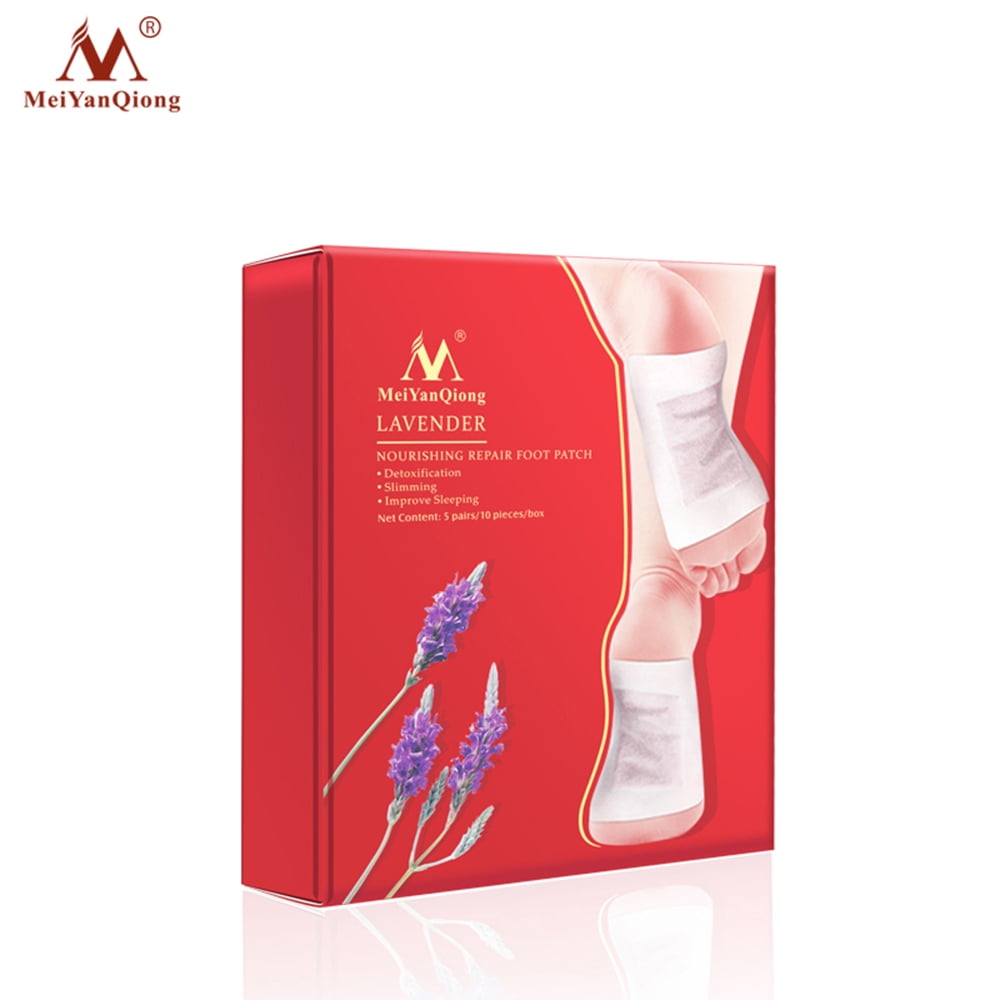 2021 Detox Foot Patch Lavender Pad Toxin Weight Loss Slimming 【一部予約販売】