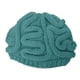 thumbnail image 1 of Gorro con forma de cerebro de parodia de terror, gorro con forma de cerebro de personalidad tejido a mano para Halloween, 1 of 6