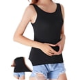 thumbnail image 3 of Aihuaihua 6 Pack Tank Top for Women Sleeveless Wide Strap Stretch Scoop Neck Basic Cami Shirts Summer Workout Yoga Camisole Tops Red M, 3 of 7