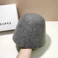 thumbnail image 5 of grey Women's Bucket Hats （M）Cute Knitted Fishing Hat Outdoor for Cap like loose sweater dress, casual t-shirt and so on, 5 of 5