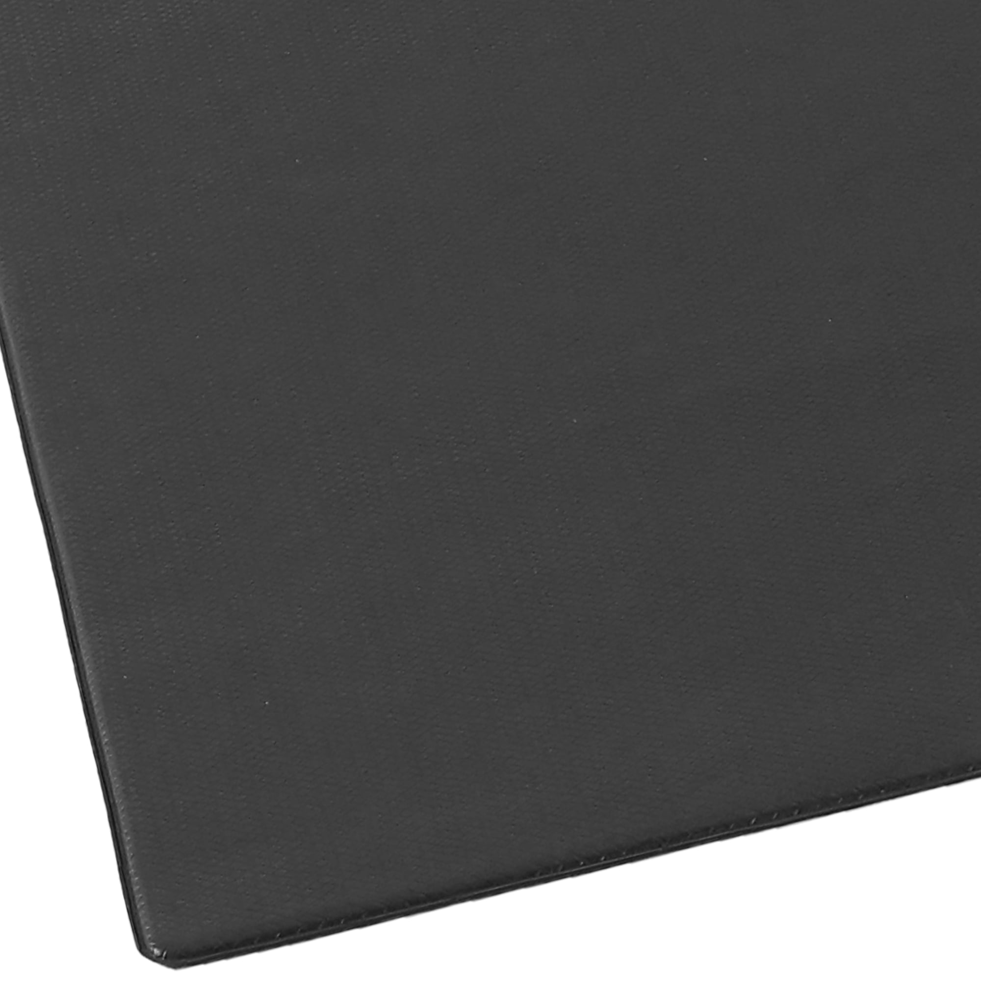Unique Bargains 1 Piece Kitchen Runner Rug, Waterproof Comfort Solid Color Kitchen Mat Black 18" x 28"