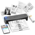 thumbnail image 1 of Impresora Phomemo M834 inalámbrica Bluetooth sin tinta A4 gris, 1 of 7