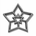 thumbnail image 3 of Honey-Can-Do Loose 2-In-1 Star Rosette Iron, 0.5-Inches H x 2.875-Inches W, 3 of 3