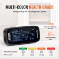 thumbnail image 3 of VEVOR Air Quality Monitor 9-IN-1, CO2, Temperature, Humidity, Formaldehyde TVOC AQI Tester, 3 of 9