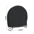 thumbnail image 4 of Maoww Housse pour Porte-Bûches de Bois de Chauffage Housse Résistante aux Intempéries pour Maison Noir, 4 of 9