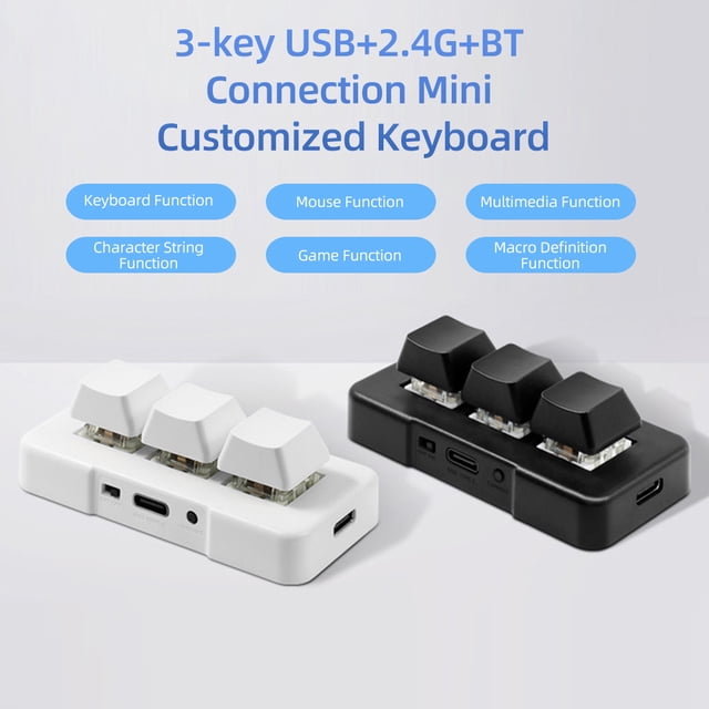 Keyboard,Usb Bt 3-key With Mk321- Office Switch Usb 3-key