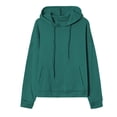 thumbnail image 4 of NMMUED Baggy Hoodie, Womens Hoodies Pullover, Oversized Hoodies for Women, Fall Outfits for Women, Pullover Hoodies, Dark Green S, 4 of 8