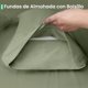 thumbnail image 5 of Sabanas Lisas Ubbe, Tamaño King Size, Color Verde Seco, 4 Piezas, 5 of 7