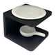 thumbnail image 4 of Quemador para aceites esenciales de , horno, porta velas, calentador de cera, para SPA Blanco Negro, 4 of 9