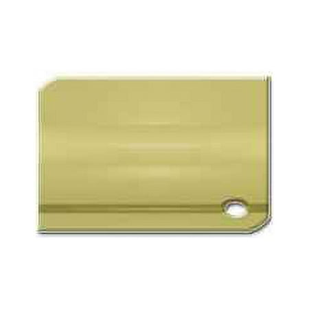 Deltana 12EFB3 12 Extension Flush Bolt; Solid Brass; Bright Brass Finish