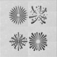 thumbnail image 1 of Ahgly Company Machine Washable Indoor Square Transitional Platinum Gray Area Rugs, 4' Square, 1 of 7