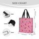 thumbnail image 3 of Fotbe Watermelon Bolsa Tote con Estampado para Mujer, Bolsos con Cremallera, Bolsa de Hombro Casual de Gran Capacidad con Bolsillos Internos, 3 of 7