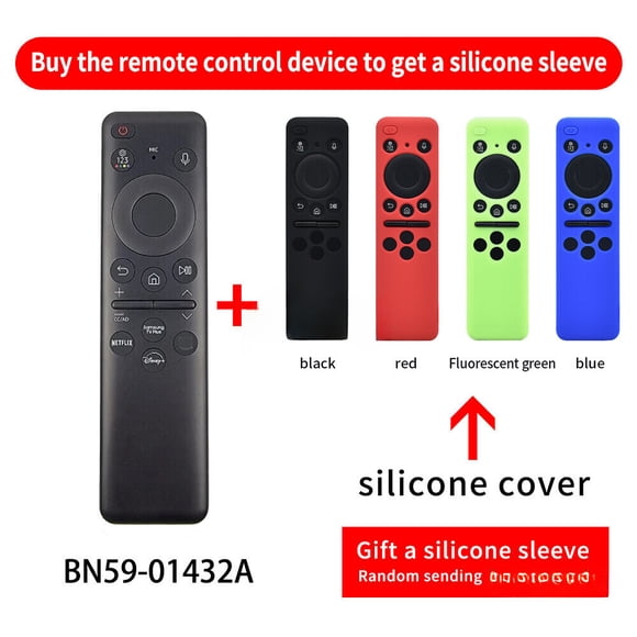 New BN59-01432A For Sam sung Rechargeable Solar Cell Voice TV Remote With Case