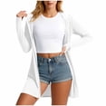 thumbnail image 2 of Jamicy Women's Sun Protection Jackets Solid Color Golf Athletic Jackets Lightweight Full Zip Long Sleeve Shirts with Pockets, 2 of 8