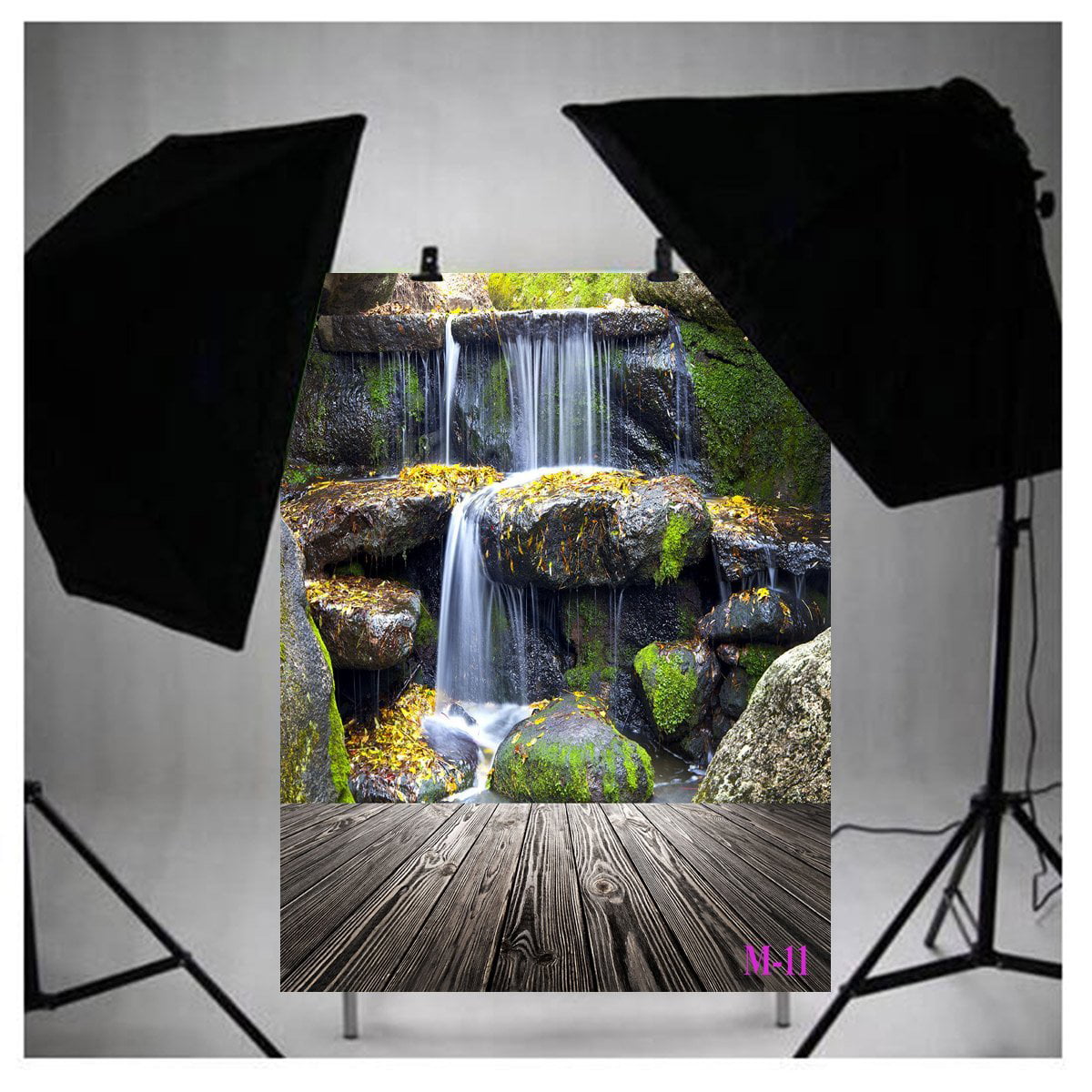 Mohome Polyster 5x7ft Waterfall Photo Backdrops Studio Background