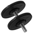thumbnail image 1 of Minkissy 2Pcs Exercise Equipment Mat Black Plastic Round Anti Vibration Stability Pads For Home Gym, 1 of 7