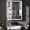 LED-24"x32", variant on Easy4Home 26"x30" Bathroom Medicine Cabinet with Mirror, Surface Mount Mirror Cabinet with 2 Doors & Adjustable Shelves