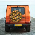 thumbnail image 6 of Xecao Pumpkins And Sunflowers3 for Tire Covers,Wheel Tire Cover Waterproof, Dust-Proof, And Universally Fitting for Cars,Trailers, SUVs-15 inch, 6 of 6