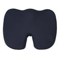 thumbnail image 2 of Chair Cushions, Memory Foam  Cushion Uniform Support Tailbone Pressure Relief Ergonomic  for Dormitory for Worker Dark Blue, 2 of 7